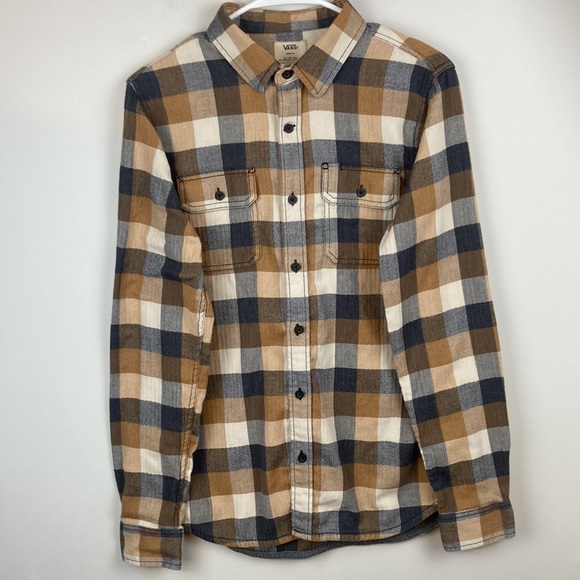 Men’s Flannel Tailored Fit Button Down Shirt - Picture 1 of 5